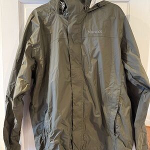 Marmot PreCip Olive Green Raincoat